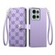 thumbnail image 1 of Funda Billetera con Cierre para [Motorola Moto G75] con Tarjetero, Soporte y Correa de ManoMorado, 1 of 5