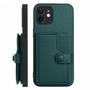Foxdock Funda Para Iphone 12 Mini Con Bloqueo Rfid - Diseño Elegante Con Cierre De Botón