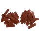 thumbnail image 4 of 40pcs etiquetas de etiquetas hechas a mano de cuero marrón retro diy coser parches artesanales, 4 of 5