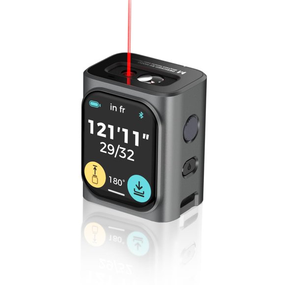 Herramienta de medición láser modular HOZO M-Cube 50 m con aplicación Bluetooth