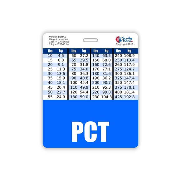 Identificador de Credencial Sobredimensionado Azul – Scrubs and Stuff LLC