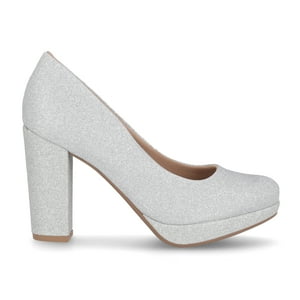 Zapato Mujer Plata/Glitter Evelin Piccadilly