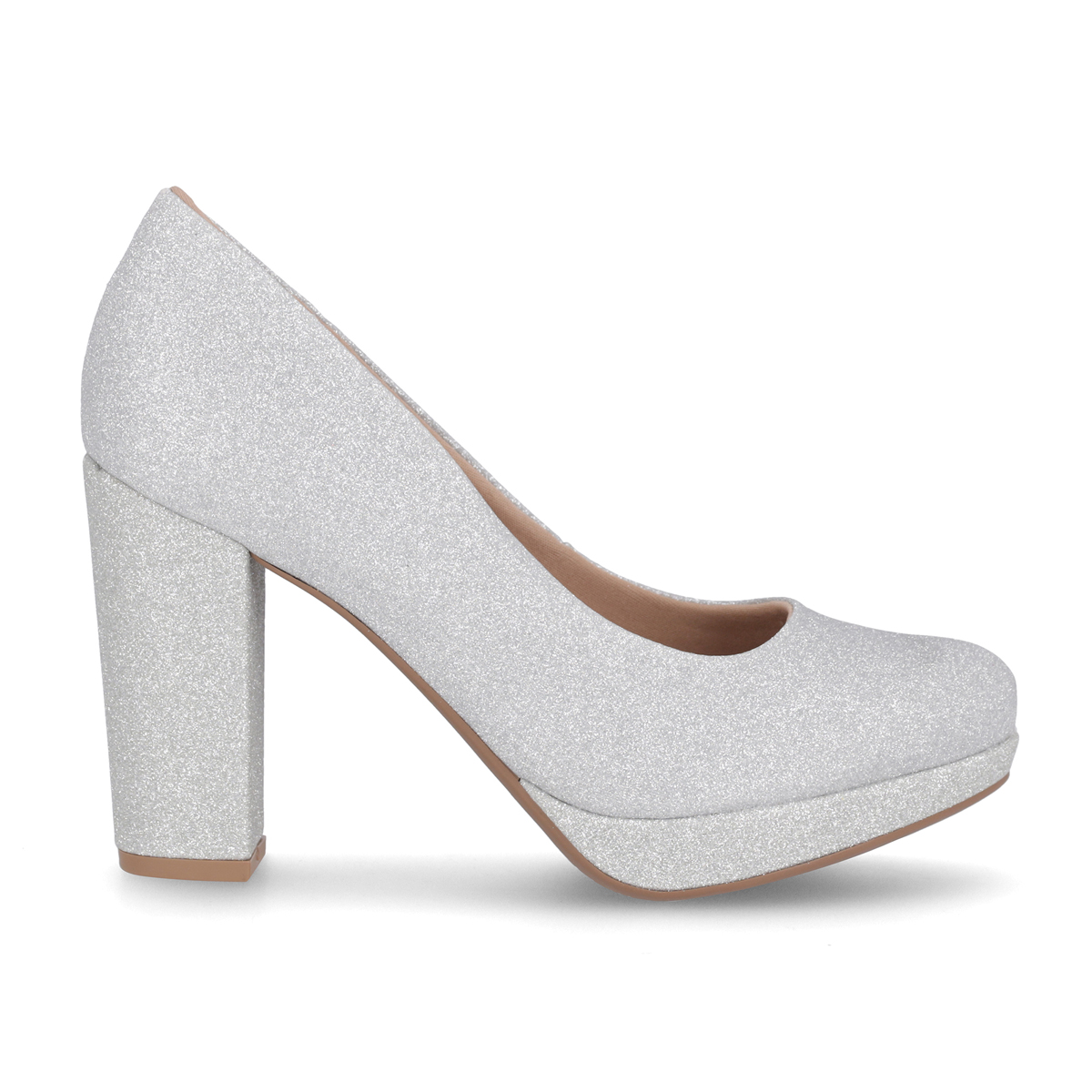Zapato Mujer Plata/Glitter Evelin Piccadilly