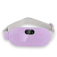N-Ofertas - Cinturón Calentador Menstrual Con Masajeador Recargable Portátil Morado