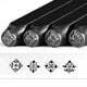 thumbnail image 1 of Kit de Troqueles de Metal The Craft Guy 8 mm 4 piezas Estilo Vintage, 1 of 7