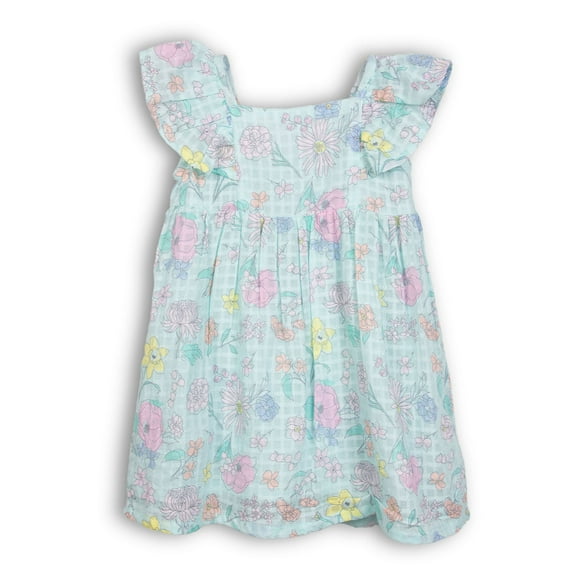 Vestido Bebé Niña Verde Pillin