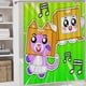 thumbnail image 5 of Juego de Cortina de Ducha Lankybox con Alfombras 4 Piezas, 5 of 6