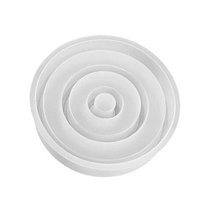 Magideal - Modelo De Portavelas De Luz De Té, Modelo De Candelabro Cilíndrico Herramienta De Fabricación De Bricolaje Modelo De Portavelas De Silicona Liviano Pa Redondo