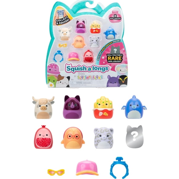 Toy Squish-a-longs Mini-Squish 8 piezas Wave 6