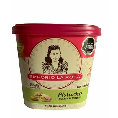 Helado Pistacho Pote 550 Gr Emporio La Rosa