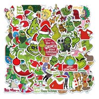 Estoykuku - Set Stickers Calcomonias El Grinch, Odia Navidad