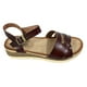 thumbnail image 3 of Sandalia Plataforma Mujer con Hebilla TGH08 Chocolate, 3 of 5