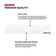 thumbnail image 3 of Adhesivo termoadhesivo Edge Banding UNMAR de melamina blanca de 19 mm x 7,6 m, 3 of 6
