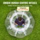 thumbnail image 4 of Bola inflable VEVOR para parachoques, 1 paquete, 1,5 m, bola de sumo zorb, 4 of 9