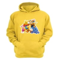 Genérico - Poleron Canguro Osito Come Miel Amarillo Talla Xl Unisex