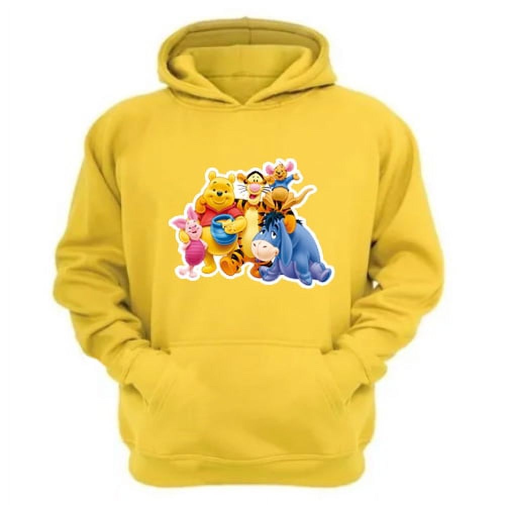 Genérico - Poleron Canguro Osito Come Miel Amarillo Talla Xl Unisex