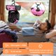 thumbnail image 4 of Ventilador de camping VOSFEEL 20000 mAh recargable con LED rosa, 4 of 7