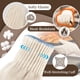 thumbnail image 5 of Guantes de horno Hovico resistentes al calor, set de manoplas para cocina y barbacoa, 5 of 8