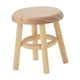 thumbnail image 4 of Taburete En Miniatura, Taburete Redondo, Asiento, Muebles Para Casa De Muñecas 1/12, Cocina De Madera, 4 of 5