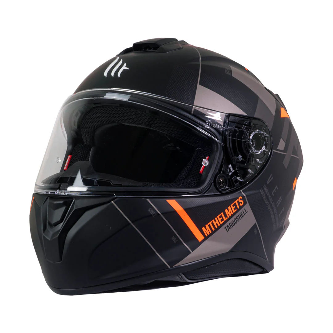 Mt Helmets - Casco Para Moto Mt Targo Veneris B4 Gris Mate Xl