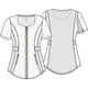 thumbnail image 4 of Top Clinico Statement Mujer Azul Marino XS, 4 of 4