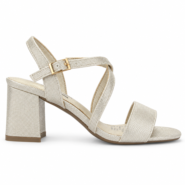 Sandalia Dorado Mujer Casual Chalada Vendra