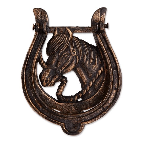 Zingz & Thingz - Herradura Door Knocker Accent Plus Herradura De Hierro Fundido