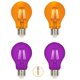 thumbnail image 1 of Bombilla LED Bluex A19 8W Naranja/Púrpura Pack de 4, 1 of 8