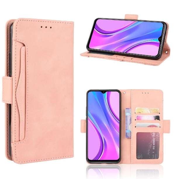 Funda Cartera Magnética para Xiaomi Redmi 9C- Tarjetero Desmontable, Cuero PU, Soporte