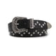 thumbnail image 1 of Cinturón Hebilla Vaquero Western Con Estrellas Unisex 110cm plateado Talla Única, 1 of 5