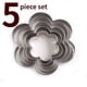 thumbnail image 1 of 5pcs Stainless Steel Clay Mold Plum Biscuit Baking Tool, Vegetable And Fruit Printing Mold, Children's Holiday Mold, 1 of 2