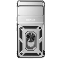 Estuche Gangxun Para Google Pixel 6 Pro, Soporte Giratorio 360°, Estilo Mecánico Y Magnético