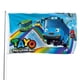 thumbnail image 1 of Tayo, el Pequeño Autobús Bandera impresa con temática, regalo perfecto para fanáticos, amigos y familiares, y adecuada para actividades al aire libre e interiores, decoraciones de fiesta. 60*90CM, 1 of 6