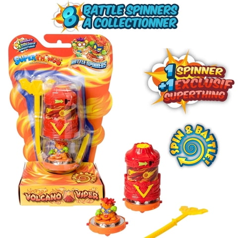Magicbox Toys - Superzings Battle Spinner Trompo + Figura Superzings