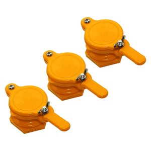 Bothyi - 3 Piezas Válvulas De Compuerta De Miel Herramienta De Apicultura Resistente Para Apicultores De Jardín Granja Amarillo