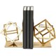 thumbnail image 3 of Sujetalibros decorativos Juvale Gold, cuadrados, de metal, diseño geométrico, 3 of 9