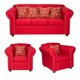 thumbnail image 1 of Juego De Living Amparo Catania Rojo, 1 of 9
