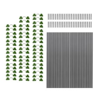 Ioensy - Aros De Jardín Para Camas Elevadas, Aros De Soporte Para Invernadero Para Cubierta De Jardín, Patio, 60 Uds.