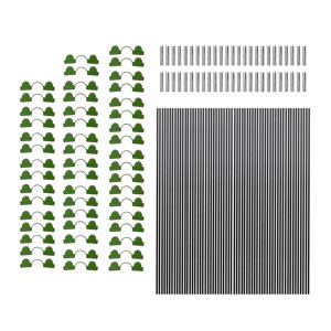 Ioensy - Aros De Jardín Para Camas Elevadas, Aros De Soporte Para Invernadero Para Cubierta De Jardín, Patio, 60 Uds.