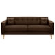 thumbnail image 1 of Sofa New Retro 3CG Felpa 05 Chocolate, 1 of 6
