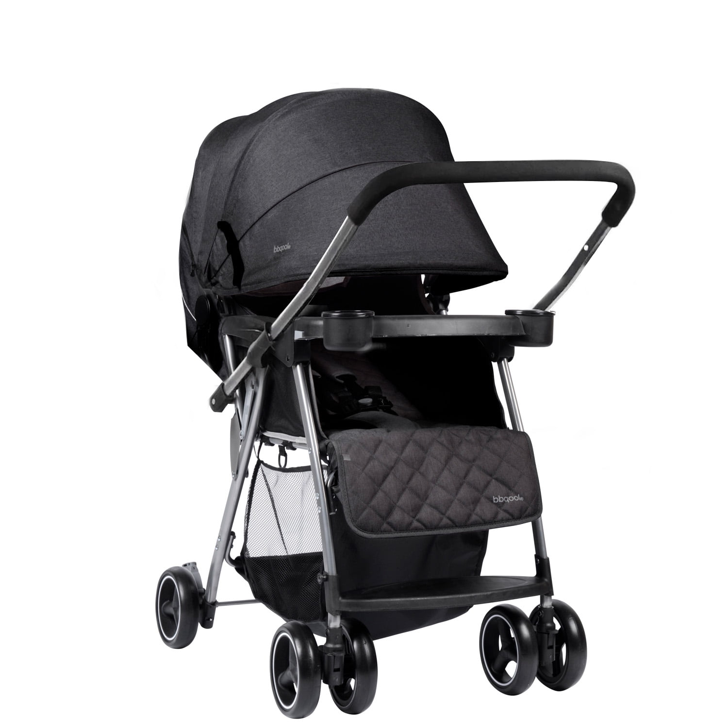 Bbqool - Coche Cuna Nitara Dark Grey
