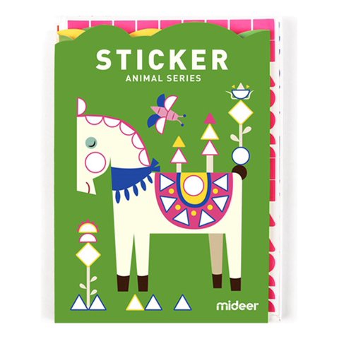 Stickers Geometricos Animales Mideer