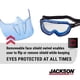 thumbnail image 5 of Gafas de seguridad Jackson Safety Gpl500 Premium con protector facial, 5 of 8