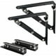 thumbnail image 1 of Un juego de 2 soportes de rack de 150 mm, soporte plegable, soporte de rack plegable montado en la pared, soporte de rack plegable de metal en ángulo de 90 grados (6 pulgadas), Zhuoxuan, 1 of 5