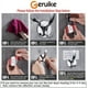 thumbnail image 4 of Perchero adhesivo de acero inoxidable, gancho adhesivo para bata de baño, toalla, montado en la pared, pulido, autoadhesivo, organizador de cocina, sin taladrar, negro, 2 paquetes, plateado-2, 4 of 5