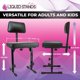 thumbnail image 5 of Taburete de piano ajustable con soporte líquido en el respaldo, 5 of 6