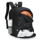 thumbnail image 1 of Bolsa deportiva MoKo, mochila de baloncesto, negra, resistente al agua, 1 of 8