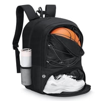 Bolsa Deportiva Moko, Mochila De Baloncesto, Negra, Resistente Al Agua