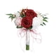 thumbnail image 3 of Boda Ramo de novia Nupcial Mano Flor Mesa Centro de mesa Ramo de boda hecho a mano Boda Sostener Flor para el hogar Boda Iglesia Decoraciones rojo blanco, 3 of 5