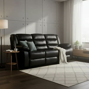 Daniels - Sofa 3 Cuerpos Reclinable Moderno Roma